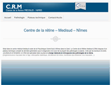 Tablet Screenshot of chirurgie-de-la-retine-medisud.com